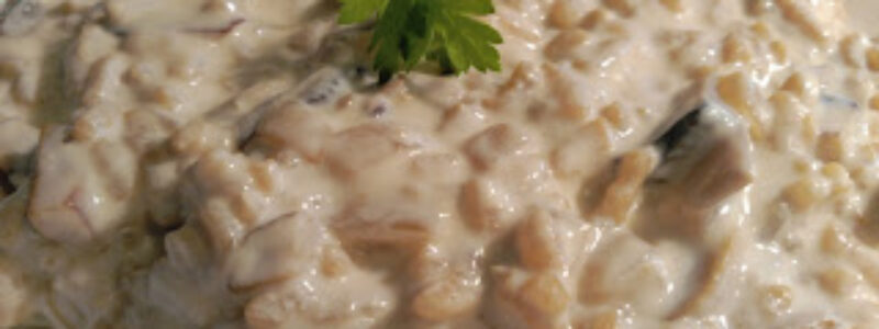 Risotto de champiñones light