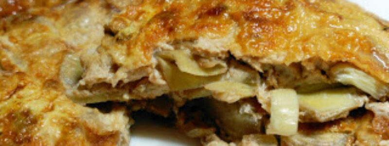 Tortilla de alcachofas