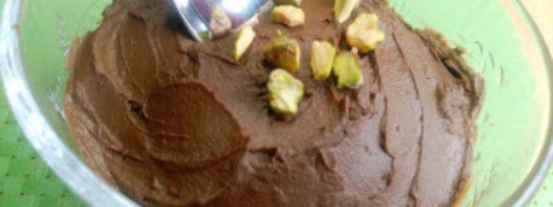 Mousse de aguacate y chocolate light