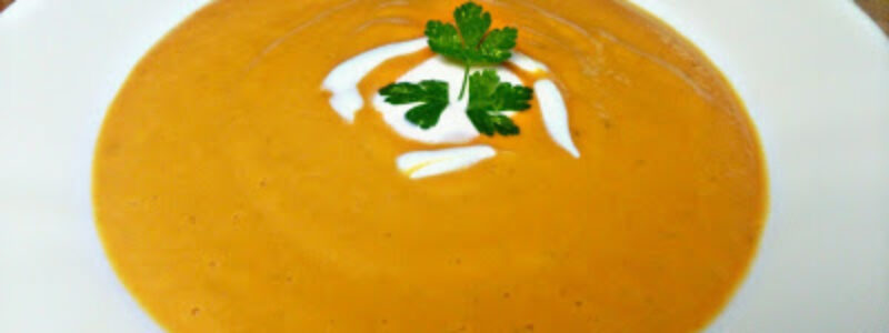 Crema de calabaza light (con queso)