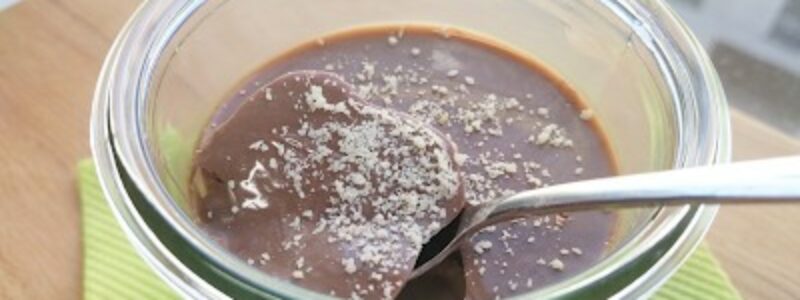 Panna Cotta de chocolate light