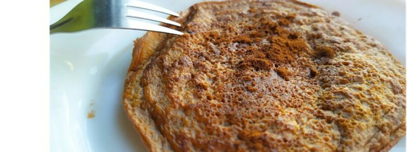 Tortitas de plátano y chocolate